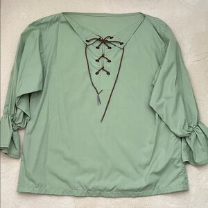 Men's Renaissance\Colonial Lace-Up Shirt